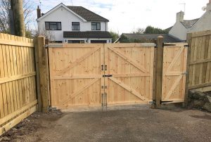 new gate and fence erected